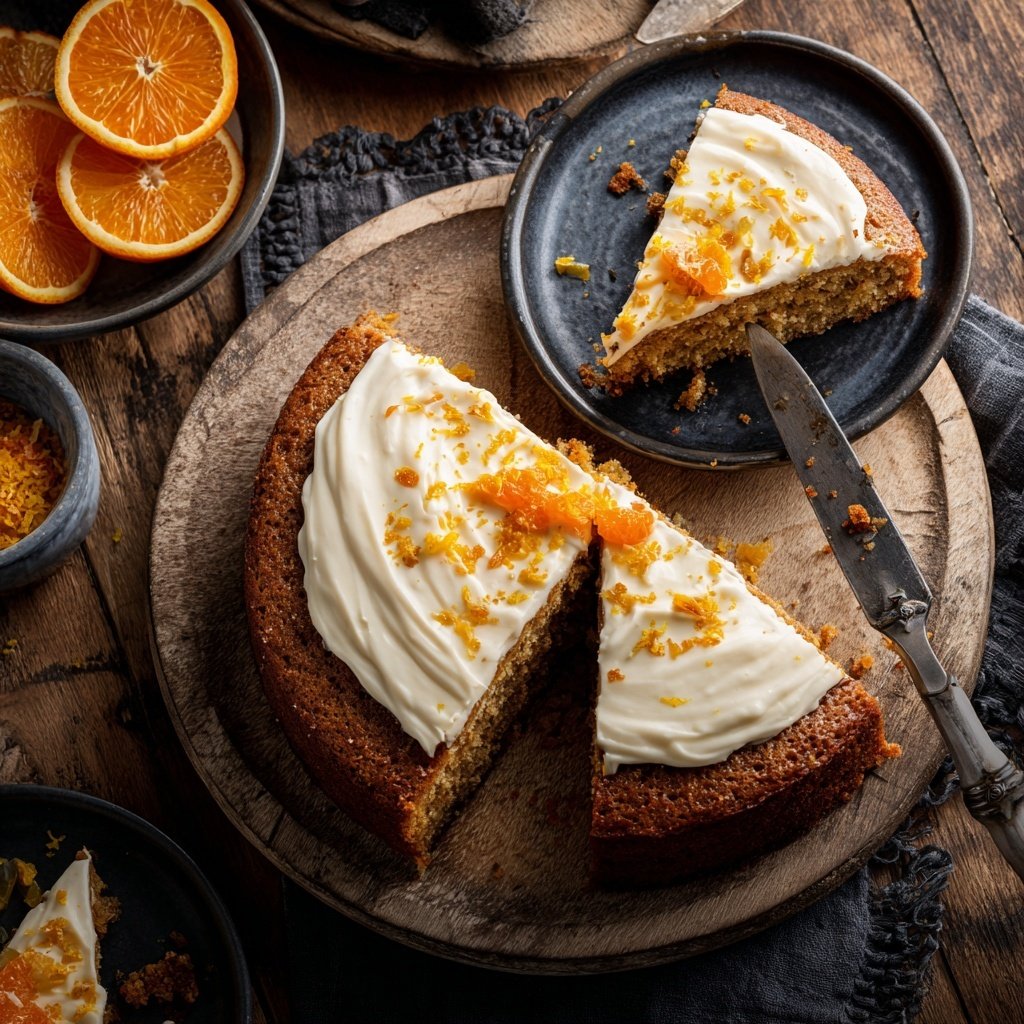 Karottenkuchen Mit Mandarinen