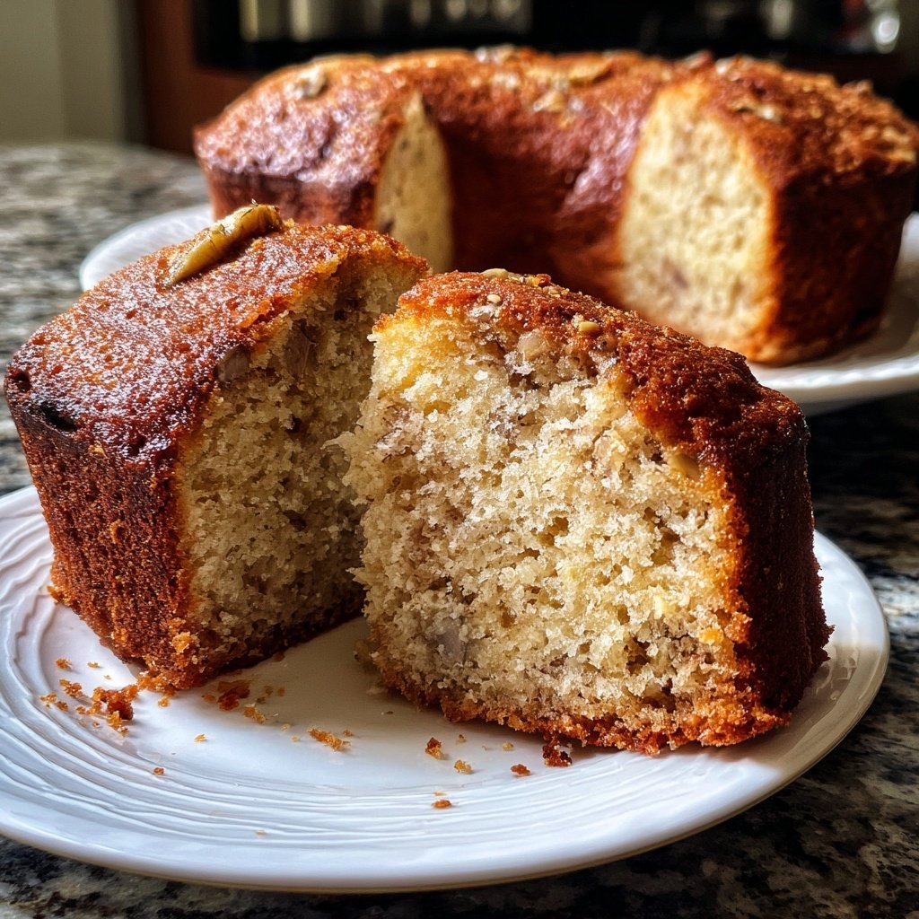 Bananenkuchen mit Öl