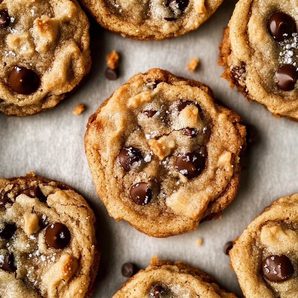 Knusprige Schokoladenkekse mit gesalzenem Karamell