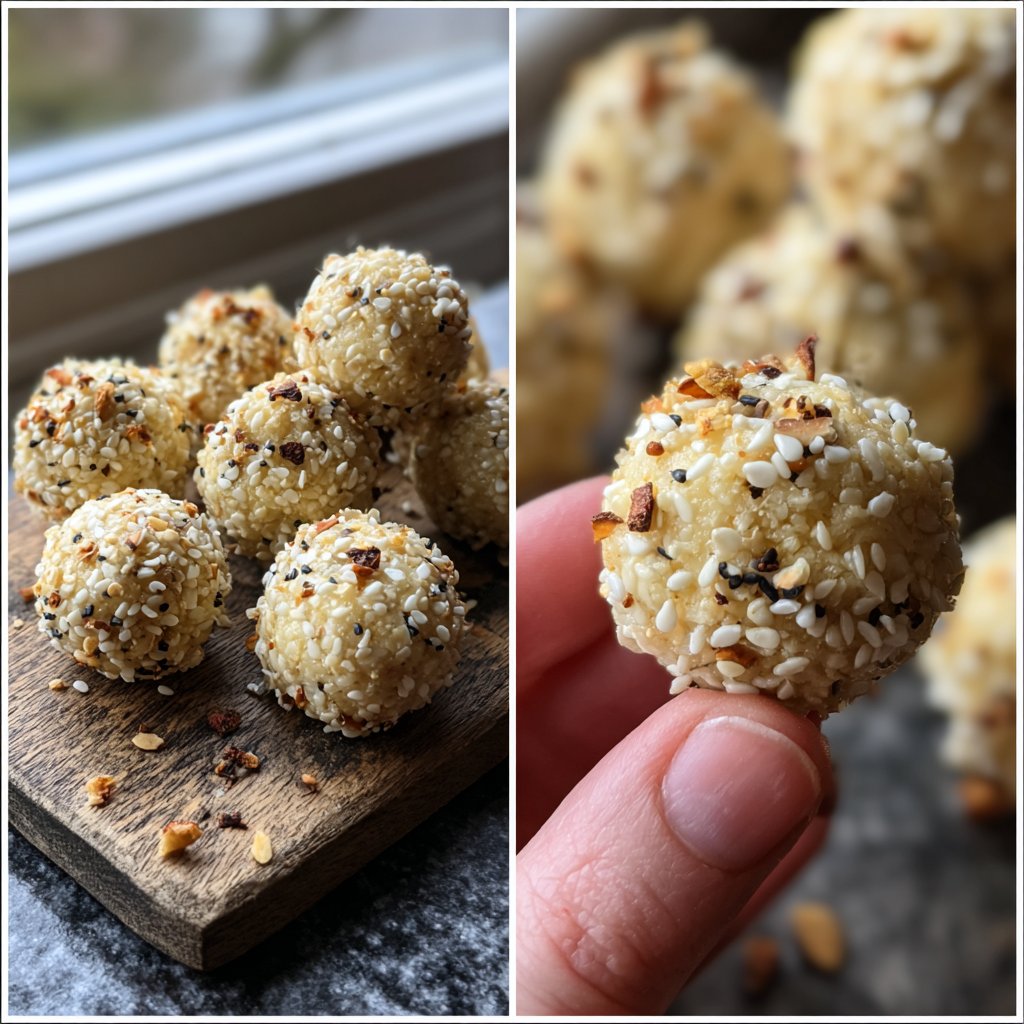 Protein Bällchen mit Cashewmus