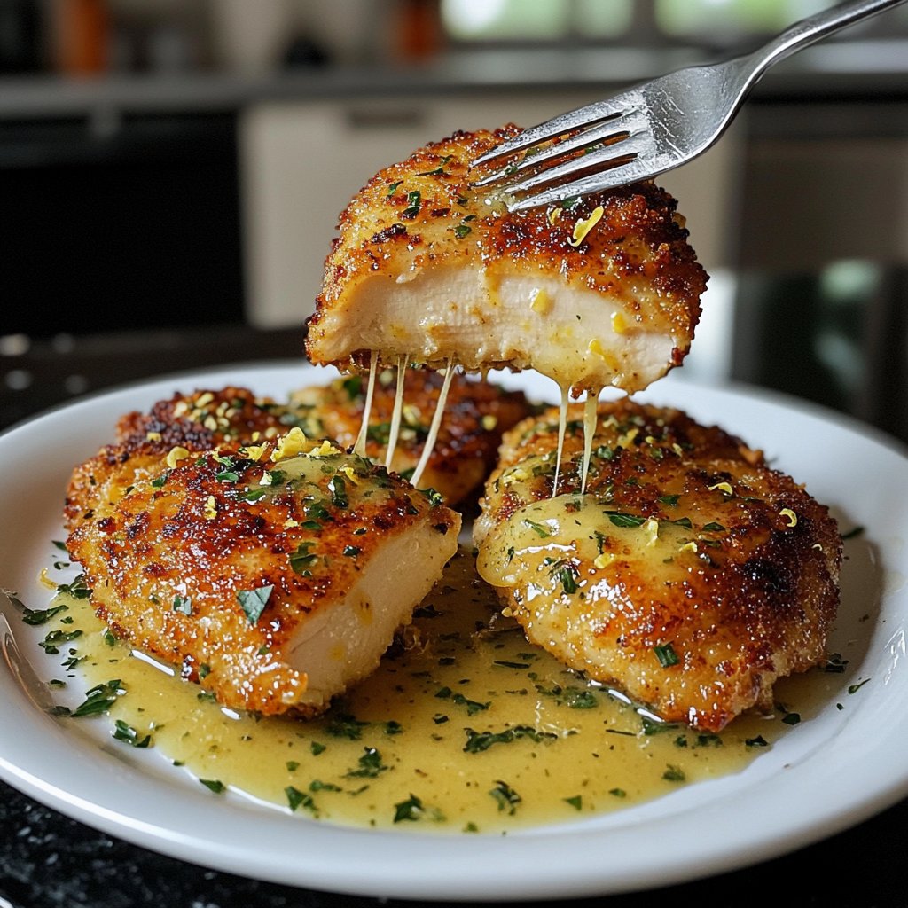 Hähnchenbrust mit Zitronenbutter