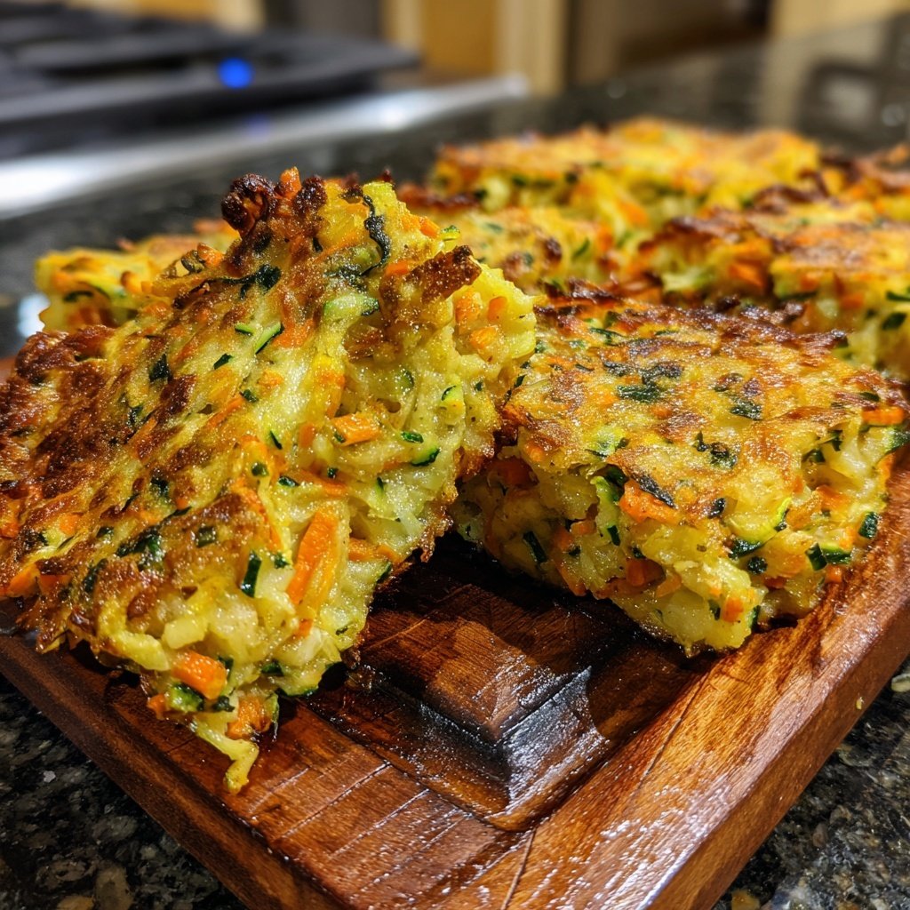 Zucchini-Karotten-Puffer