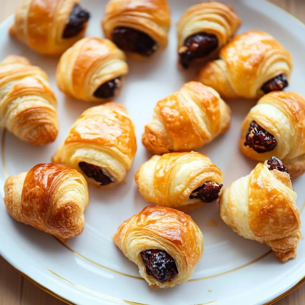 Gefüllte Mini-Croissants