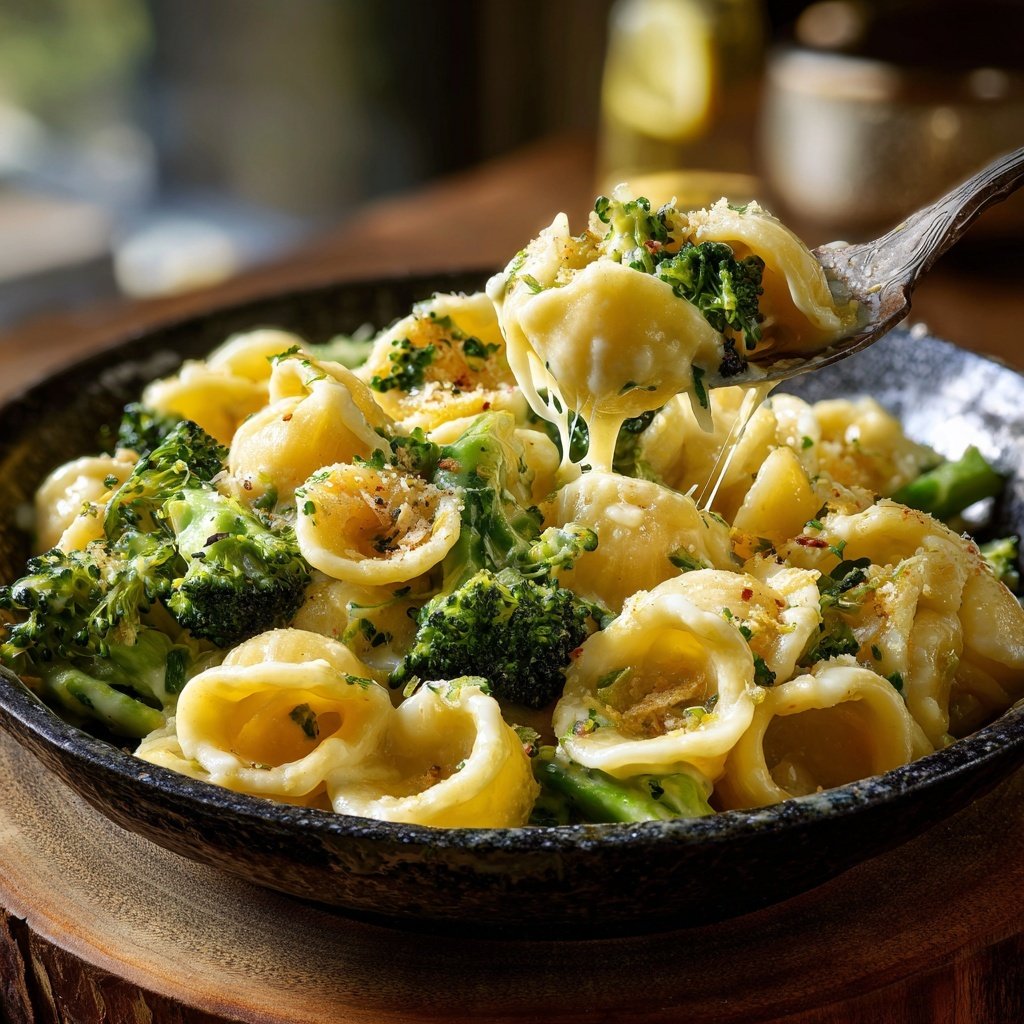 Brokkoli Nudelpfanne Mit Zitronen Sahne