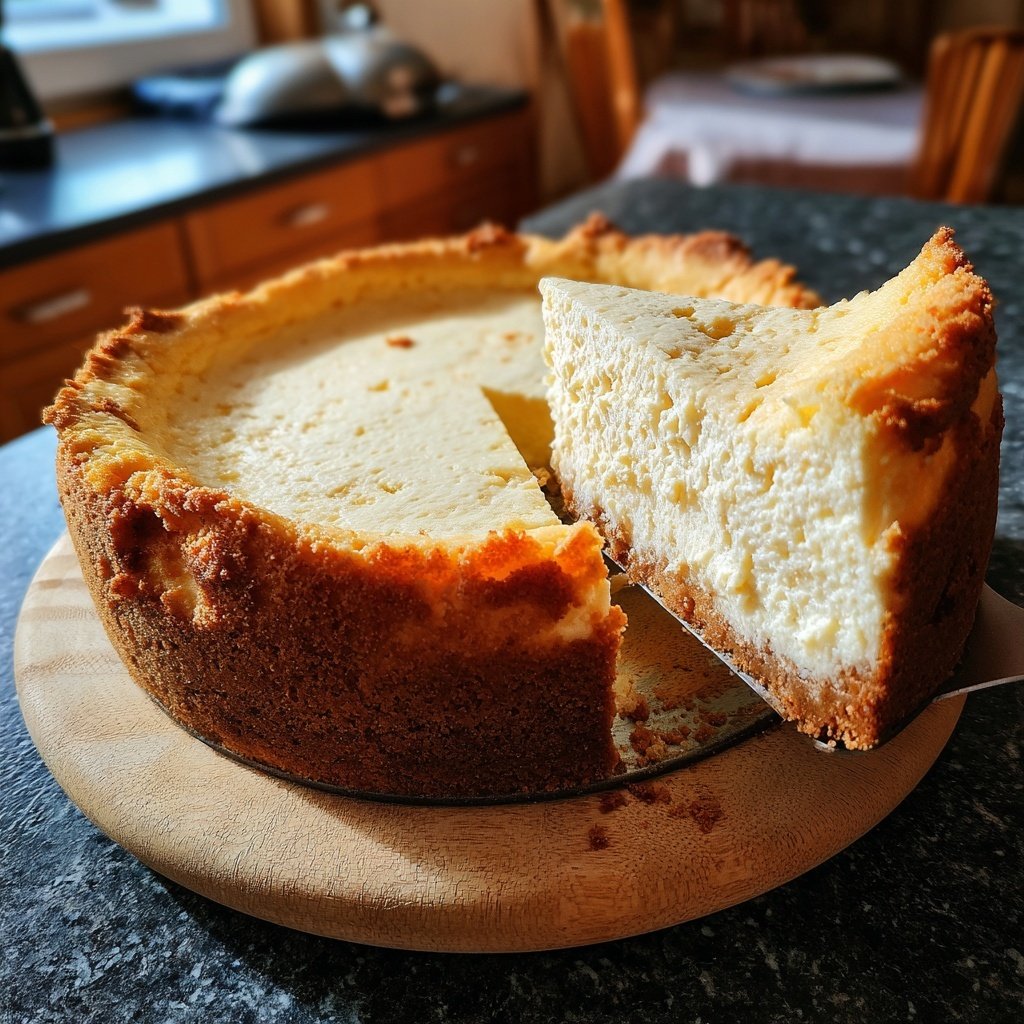 Käsekuchen ohne Boden