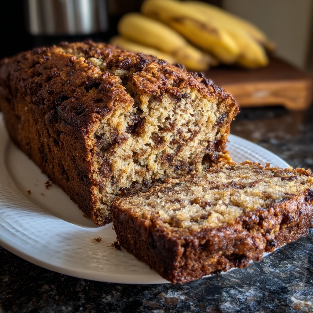 Bananenbrot mit Kakao
