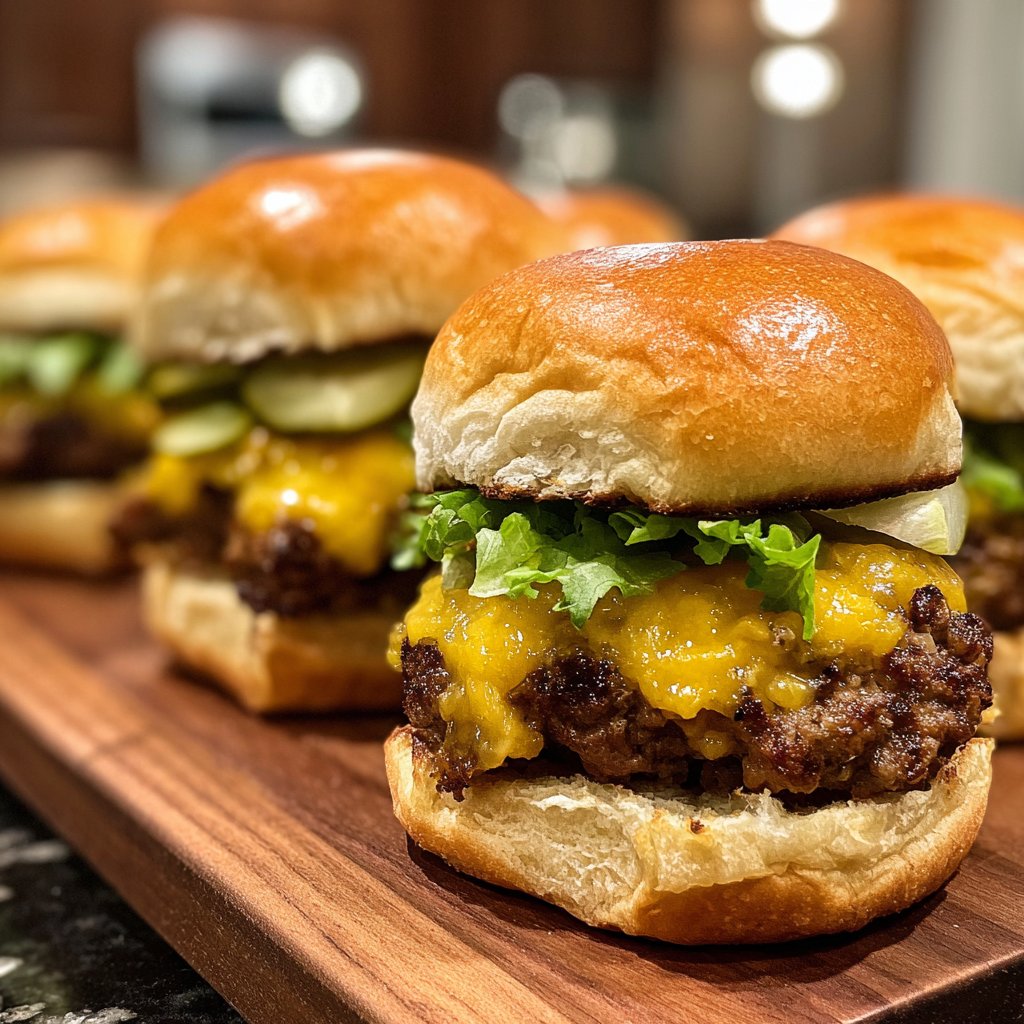 Mini-Burger für zwei
