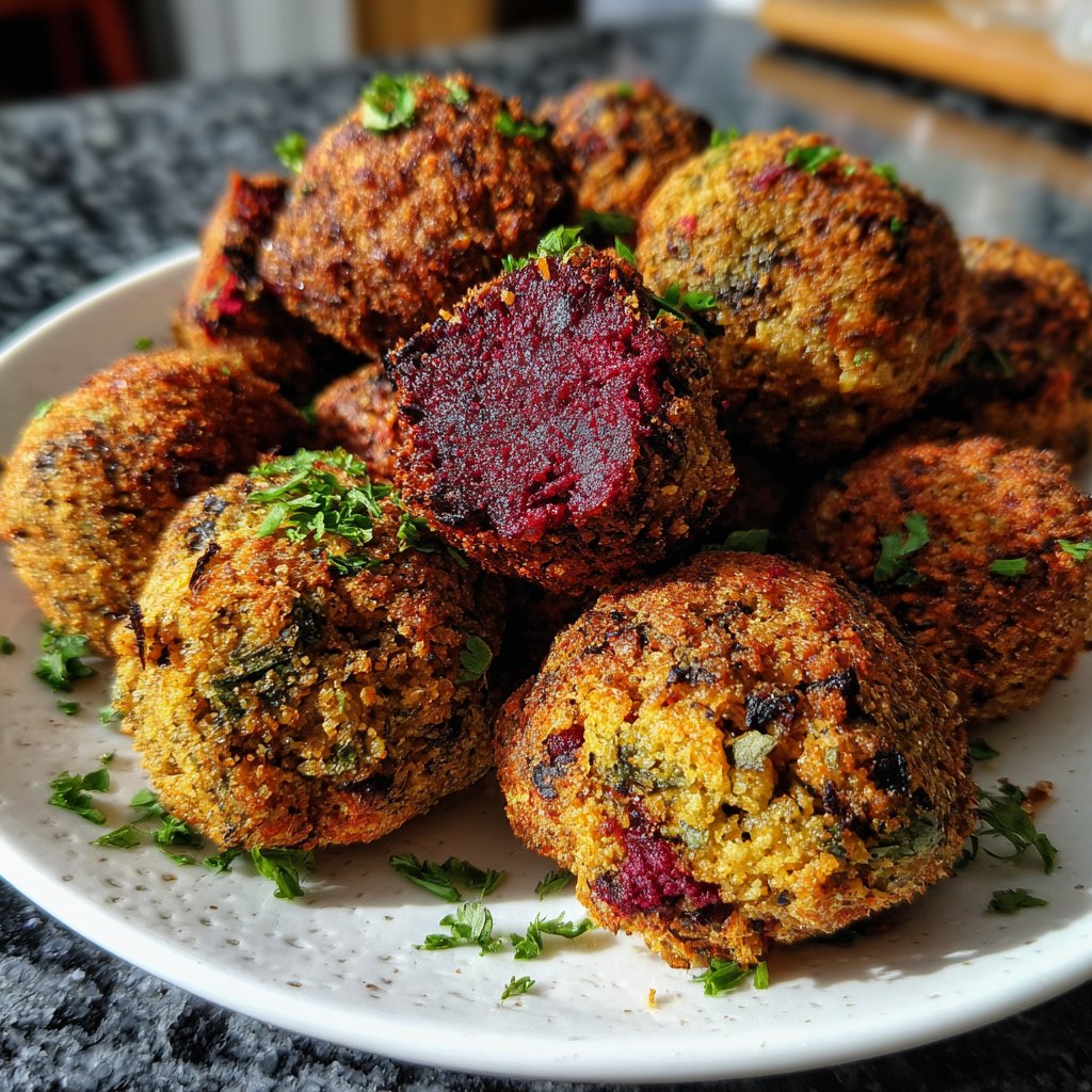 Falafel mit Rote-Bete