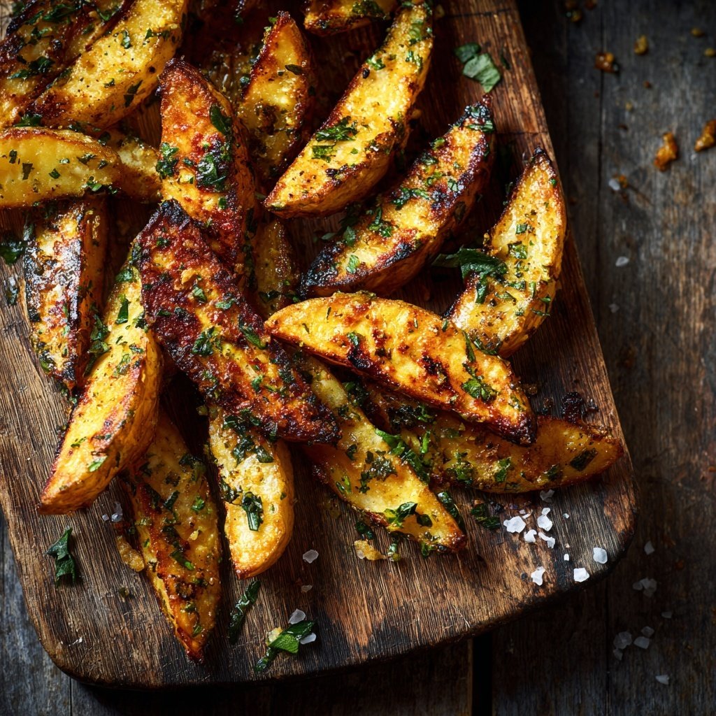 Grill Beilagen Mit Kartoffel Spalten