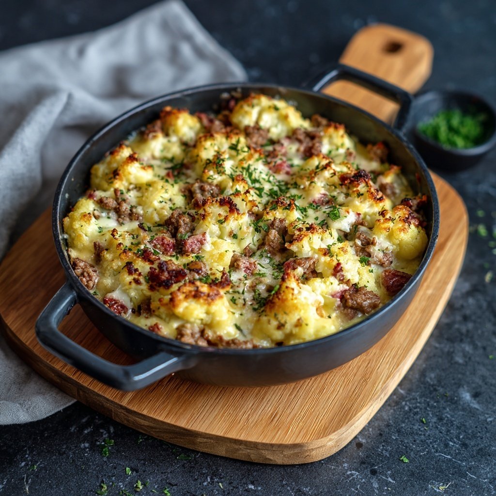 Blumenkohl Auflauf Mit Hackfleisch