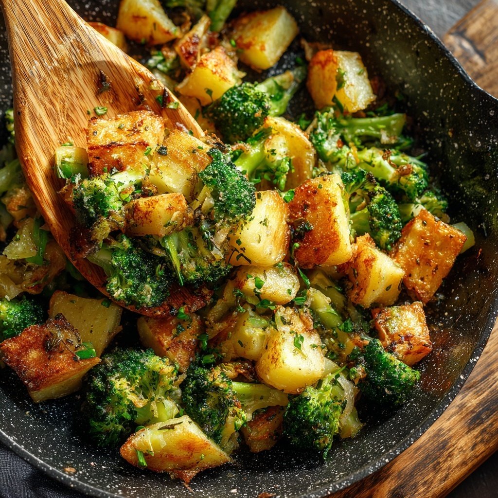 Brokkoli Kartoffel Pfanne Rustikal